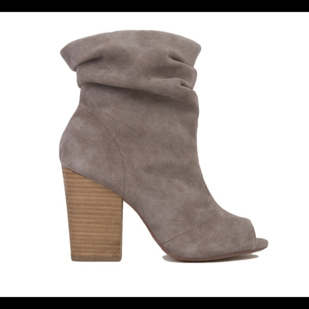Chinese laundry open toe booties